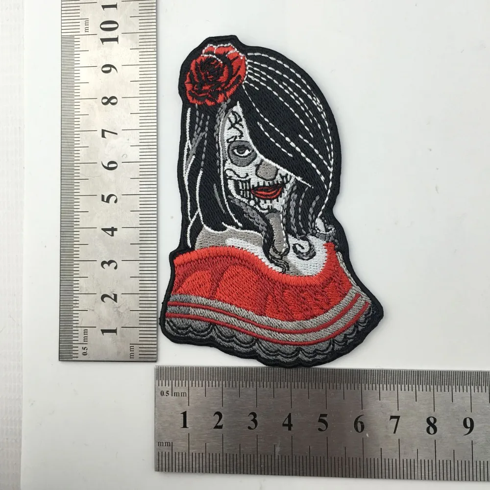 2018 New Cool Style Girl Embroidered Patches For Clothing Fashion Decoration (2)