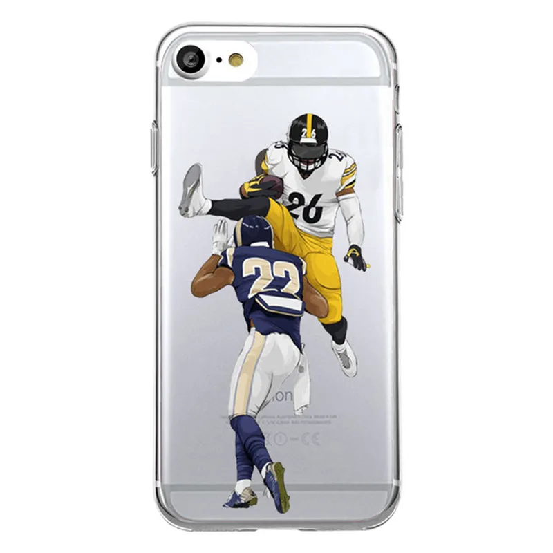 

DIFFRBEAUTY Dropship Cool Football Case Phone Cover for iPhone7 6 plus 5 SE 8 X