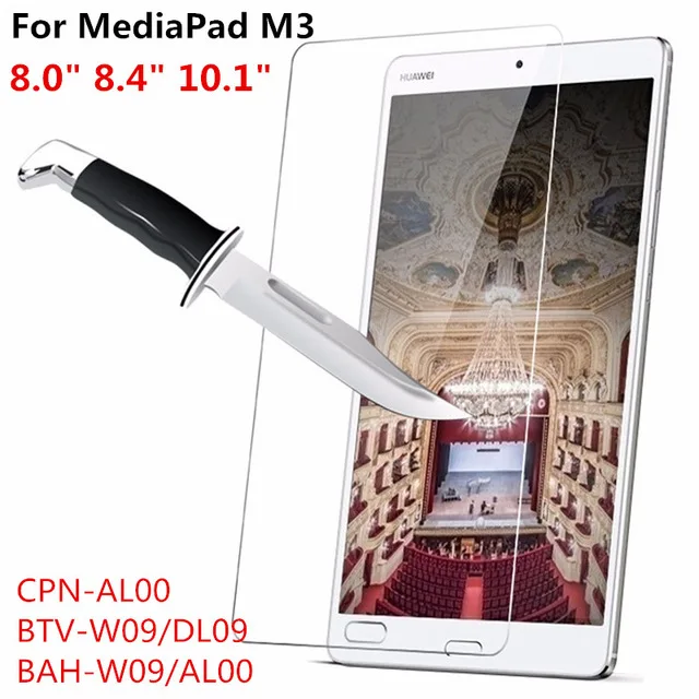 

Tempered Glass For Huawei Tablet Screen Protector MediaPad M3 8.0 8.4 10.1 inch Lite BTV-W09 BAH-W09 HD Tablet Protective Glass