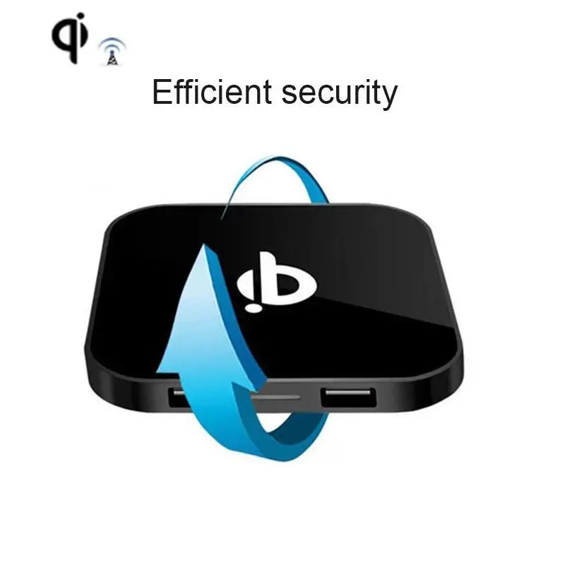 Высокое качество новое Qi Беспроводное зарядное устройство квадратное 2USB порт