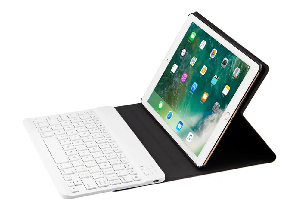 Кожаный чехол для Apple iPad Pro 10,5 Беспроводной Bluetooth клавиатура+ Тонкий Smart Folio стоять кожаный чехол J02T