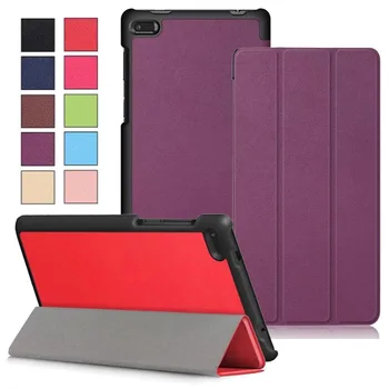

PU Leather Case for Lenovo Tab3 TB-7304F 7304X 7304I Essential Tablet Magnet Stand Cover for funda Lenovo Essential 7" CAPA