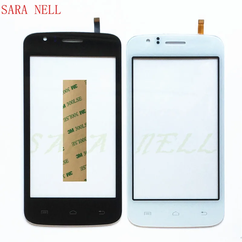 

SARA NELL Phone Touch Screen Sensor For Explay Atom Touchscreen Digitizer Panel Replacement Front Glass lens parts+Tape