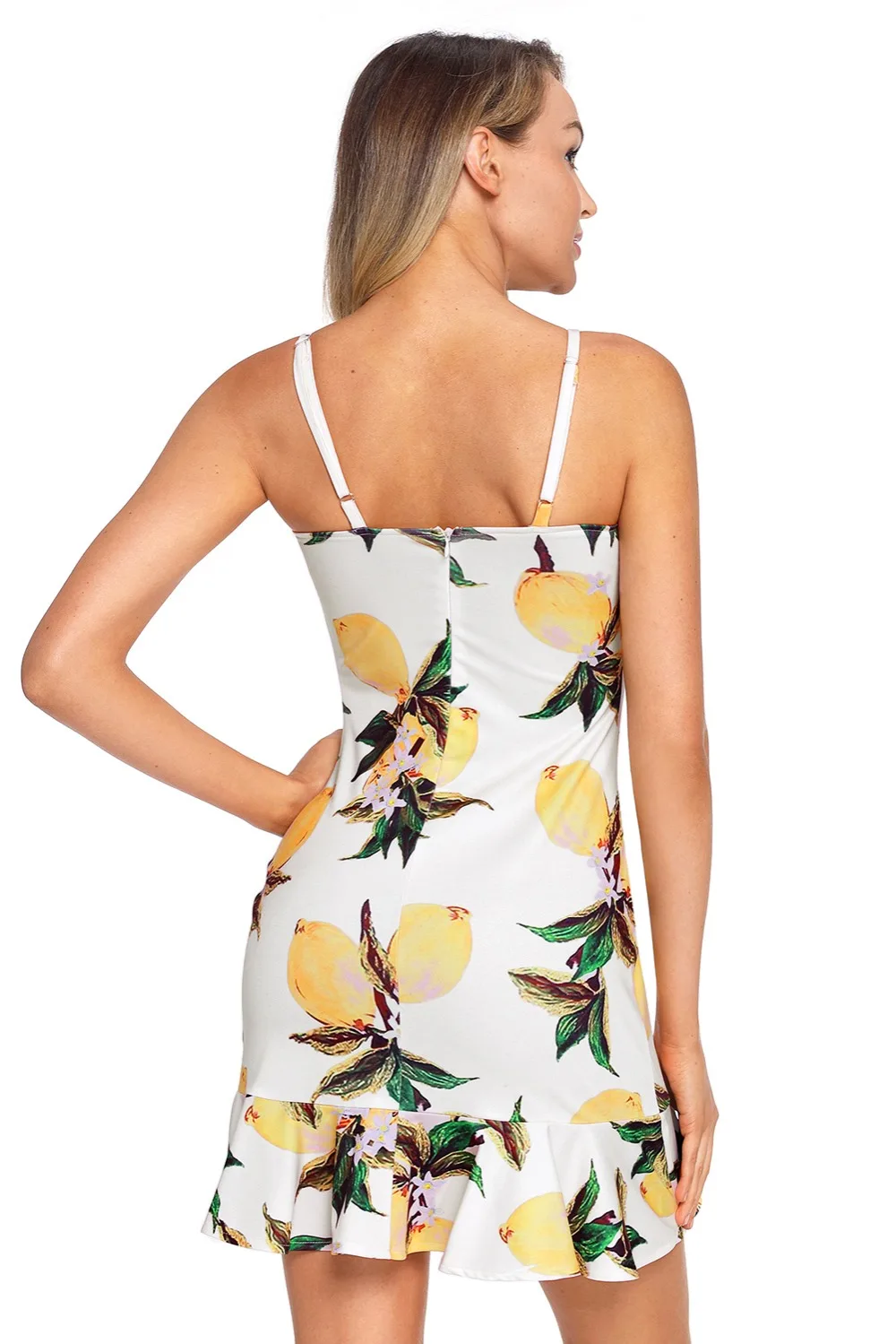 Lemon-Fruity-Print-Ruffle-Hem-Mini-Dress-LC220278-7-2