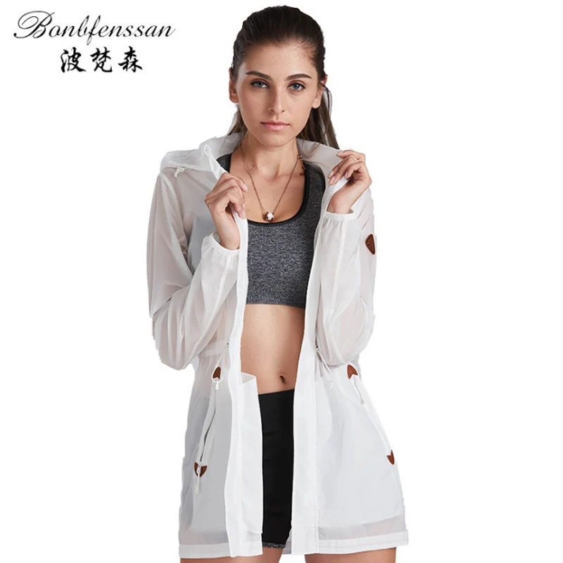 Women High Quality Outdoor Quick Drying skin Windbreaker Sun Protection
