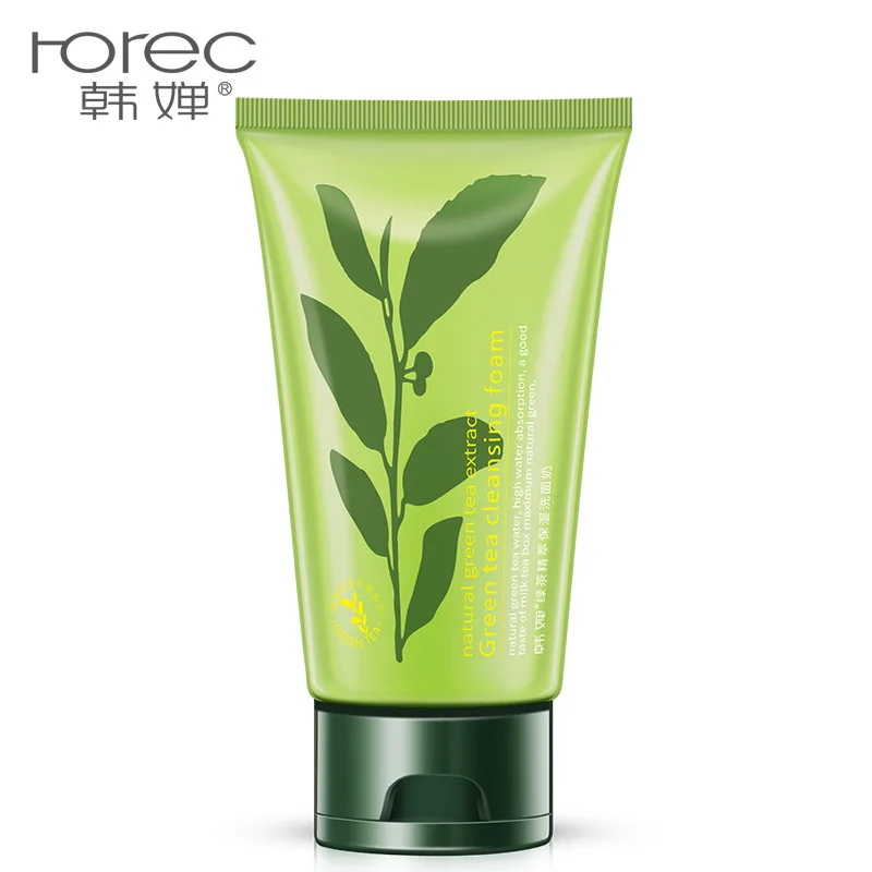 

HOREC Green tea Face Cleanser Deep Cleansing Oil Control Facial Moisturizing Cleanser Natural Herb Facial Cleanser Skin Care