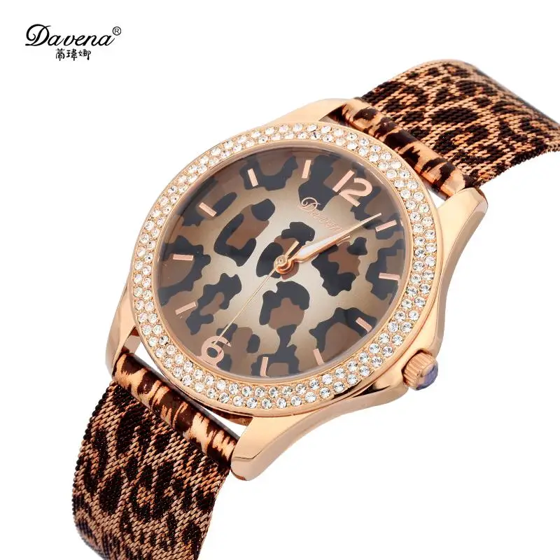 

Sexy Leopard Women Casual Bracelet Watches Vogue Girls Fashion Summer Dress Wrist watch Quartz Analog Relojes European HOT WA198
