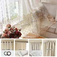 Floral Modern Sheer Tulle Curtains 6