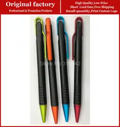 Лидер продаж высокое качество пера рекламы черный характеристика шариковая ручка 1000 шт
