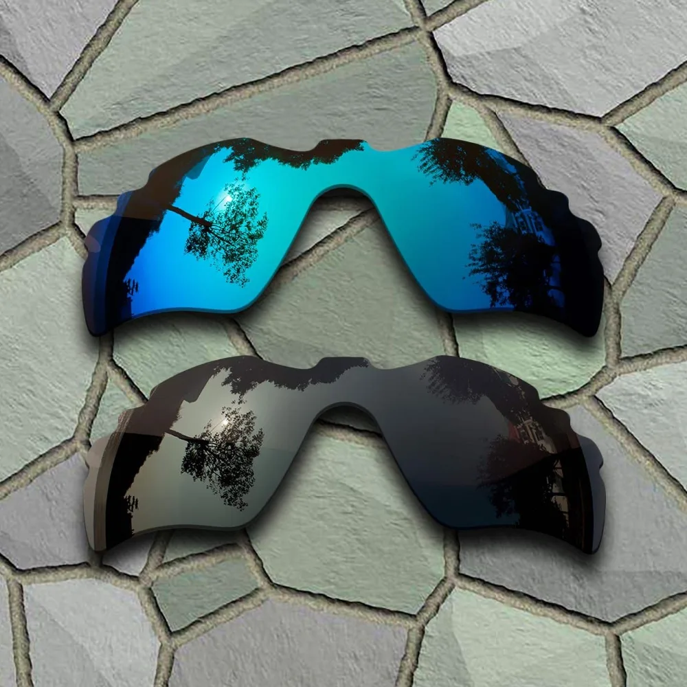 

Grey Black&Sky Blue Sunglasses Polarized Replacement Lenses for Oakley Radar Path Vented