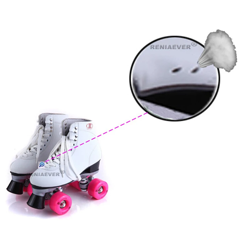 الفتيات الأزياء مزدوجة الأسطوانة Reniaever تزلج اثنين خط الأسطوانة تزلج Patins لسيدة ، تنفس حفرة