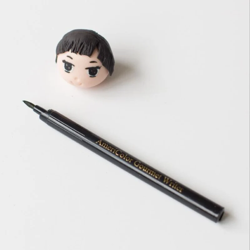 

1 Piece Americolor food color pen edible Glucose Cake Food Pigment Pen Black