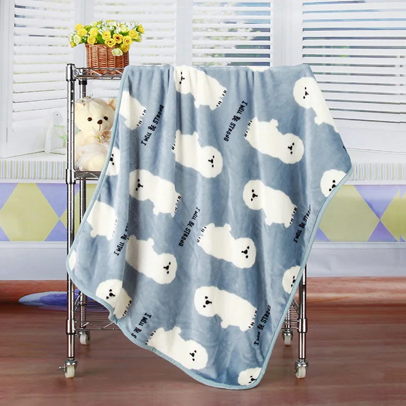 New 2019 Baby Blankets Newborn Cartoon Soft Comfortable Blanket Coral Fleece Bebe Swaddle Wrap Bedding Set 75*100cm Nap blanket | Мать и