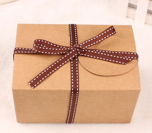 

30pcs 15x10.5x8.5cm Kraft Paper Cake Chocolate Muffin Cookie Box Gift Packaging cardboard box large gift packaging paper box