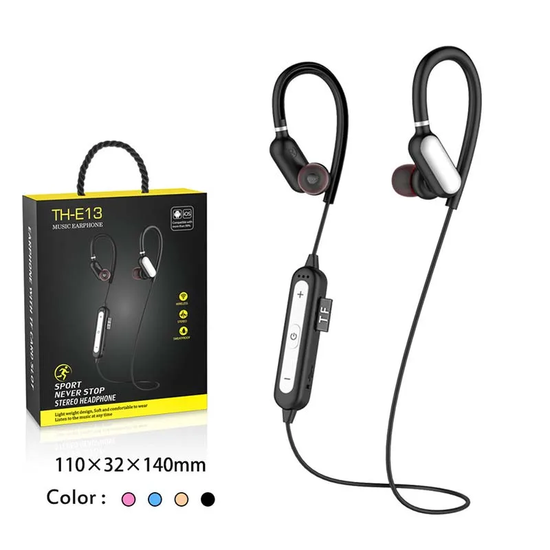 

LinXiang V4.2 Neckband Headphone Ear Hook Stereo Sport Wireless Bluetooth Earphone With Mic For iPhone Samsung
