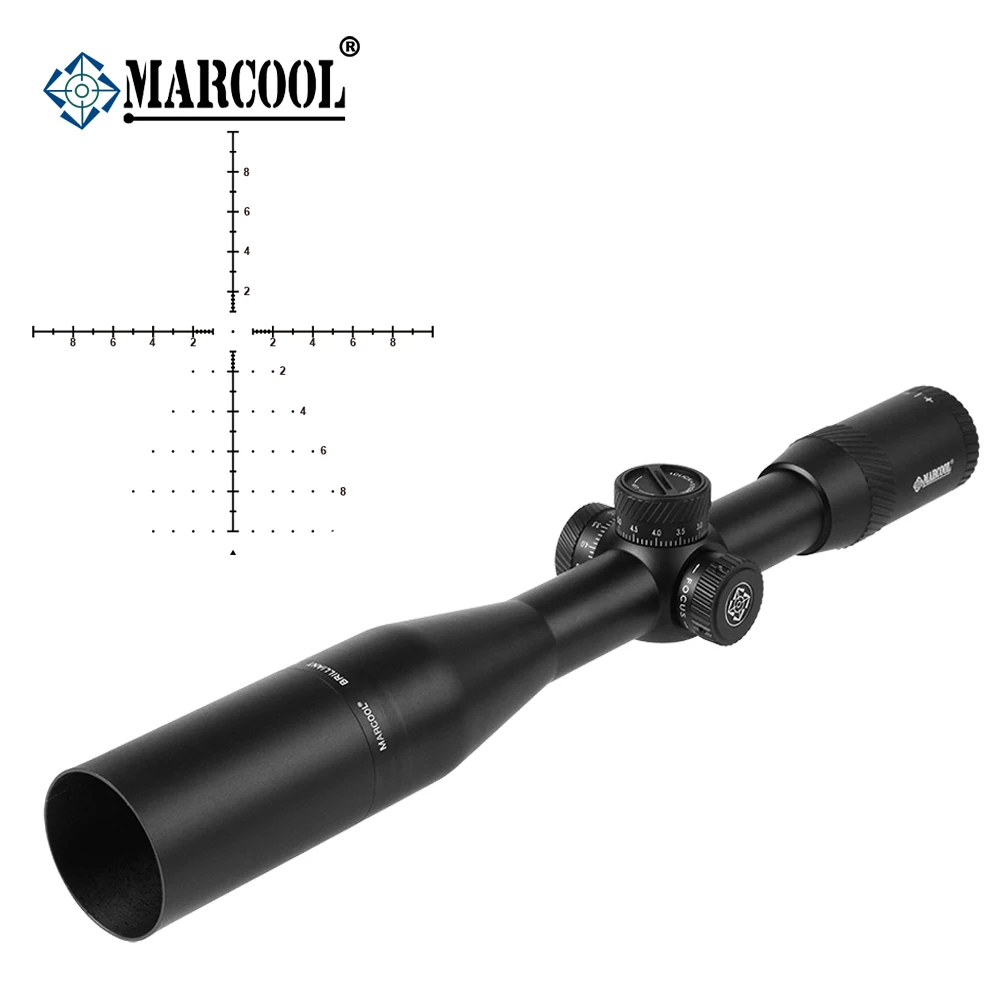 MARCOOL BLT 12x44 SF гравированный оптический прицел с подсветкой для страйкбольного