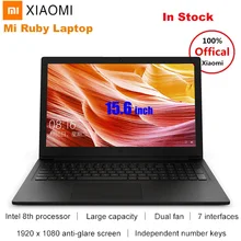 Xiaomi Mi Ruby 15,6 ''ноутбук Windows 10 Intel Core I5-8250U четырехъядерный 8 ГБ 512 ГБ NVIDIA GeForce MX110 отпечаток пальца