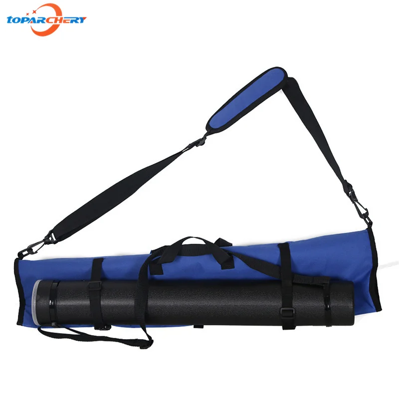 Takedown Bow Bag with Deluxe Blue Canvas for Archery Outdoor Hunting