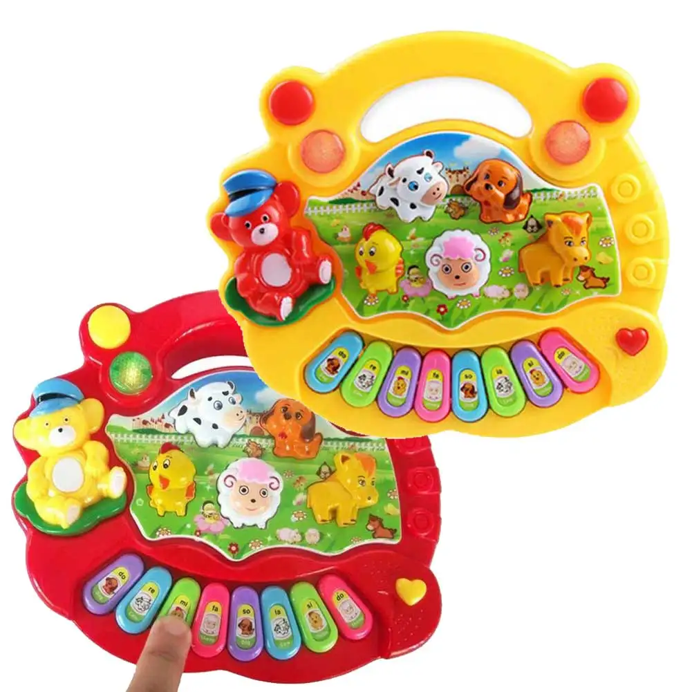 

Baby Kids Musical Educational Piano Animal Farm Developmental Music Toys for Children Gift YH-17