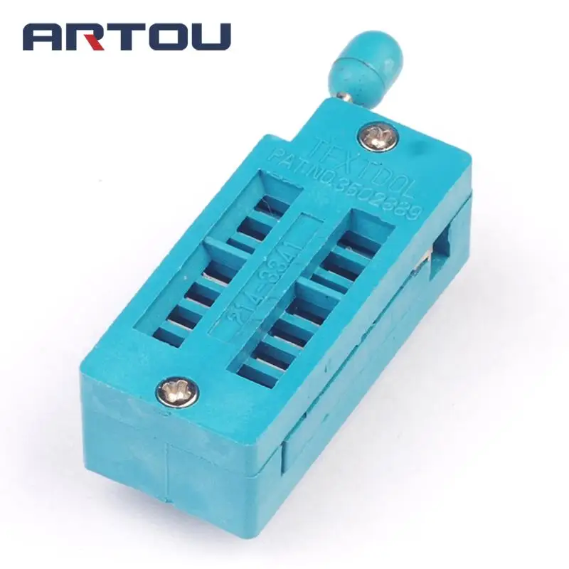 10Pcs Universal Gold Plated Pin 40 Pin ZIF Test DIP IC/'s IC Socket