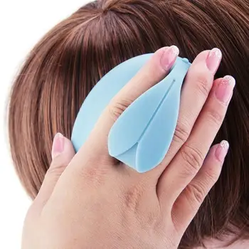 

New Arrival Scalp Massage Hairbrush Vibrating Blue Pink Silicone Comb Massager Hair Brush Oct 10