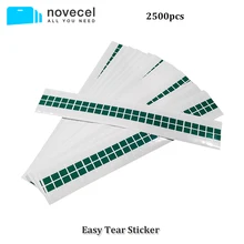 Lot d'autocollants à déchirure facile OCA/polariseur/verre, pour iPhone et Samsung, tous les rubans adhésifs, stratification OCA à déchirure facile, 2500 pièces/lot