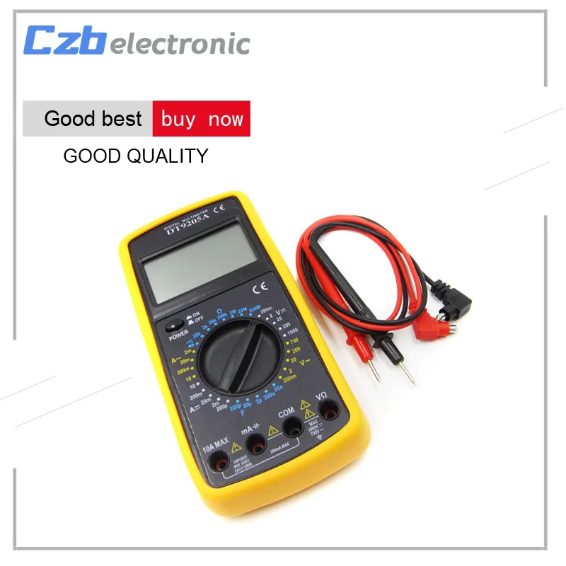 DT9205A DT 9205A AC DC LCD Дисплей профессиональный электрический ручной метр тестер|Модули