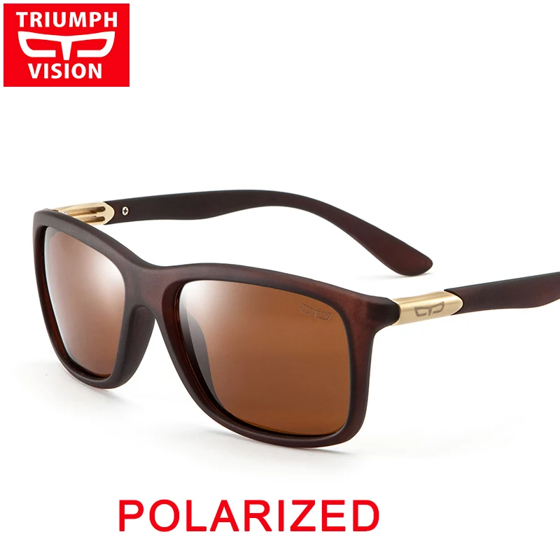 TRIUMPH VISION, поляризованные солнцезащитные очки для мужчин, для вождения, бренд, черные солнцезащитные очки для мужчин, градиентные линзы, Gafas Oculos - Цвет линз: 005P