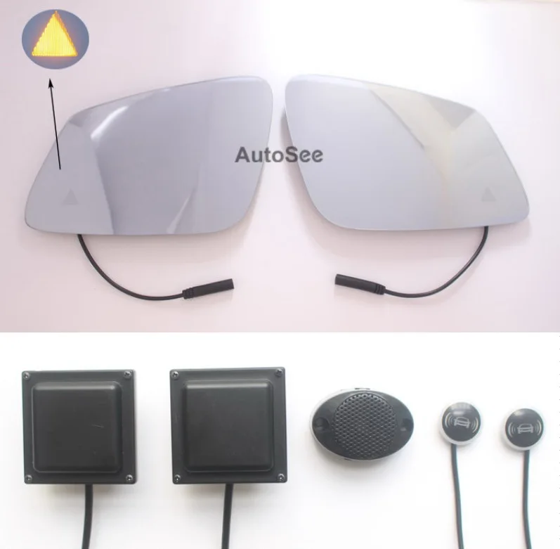

2015 for BMW 2 series Mirror light alarm BSD BSM blind spot detection 24GHZ Radar Microwave Sensor Lane change assistance