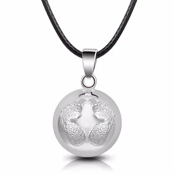 

Baby Hands Pendant for Pregnancy Women Angel Sounds Best Gift Musical Chime Ball Long Necklace