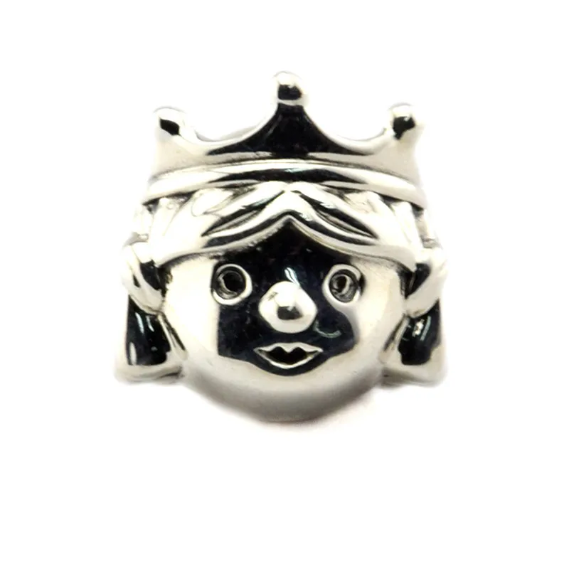 

CKK Bead Fits Pandora Charms Silver 925 Original Precious Princess Charm Beads for Bracelet Jewelry Making 925 Sterling Silver