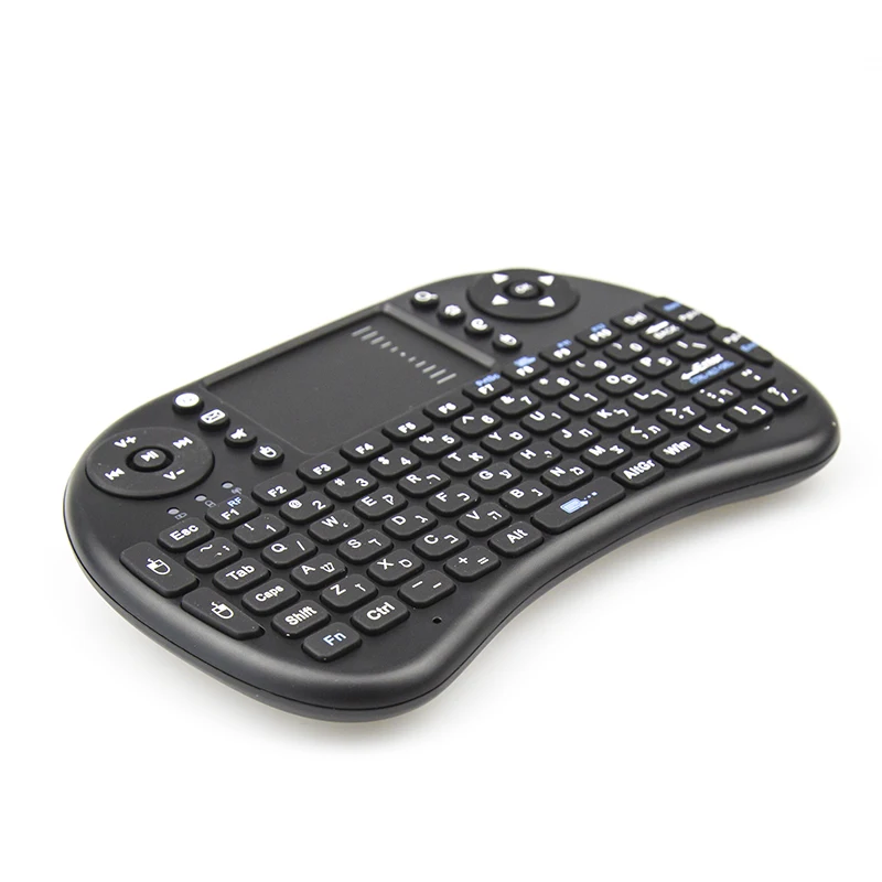 2 4 ГГц Беспроводная мини клавиатура русская версия Air mouse Touchpad Портативная USB