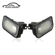 AutoLeader 18LED 3528 SMD License Plate Light For Benz 2001 2007 4 Doors Wagon C Class