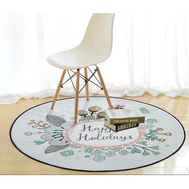 Home Supplies Coral Fleece Soft Round Cartoon Rabbit Carpet Non-Slip Water Drawing Floor Rug Chair Yoga Mat for Kids Bedroom Home Supplies Coral Fleece Soft Round Cartoon Rabbit Carpet Non-Slip Water Drawing Floor Rug Chair Yoga Mat for Kids Bedroom