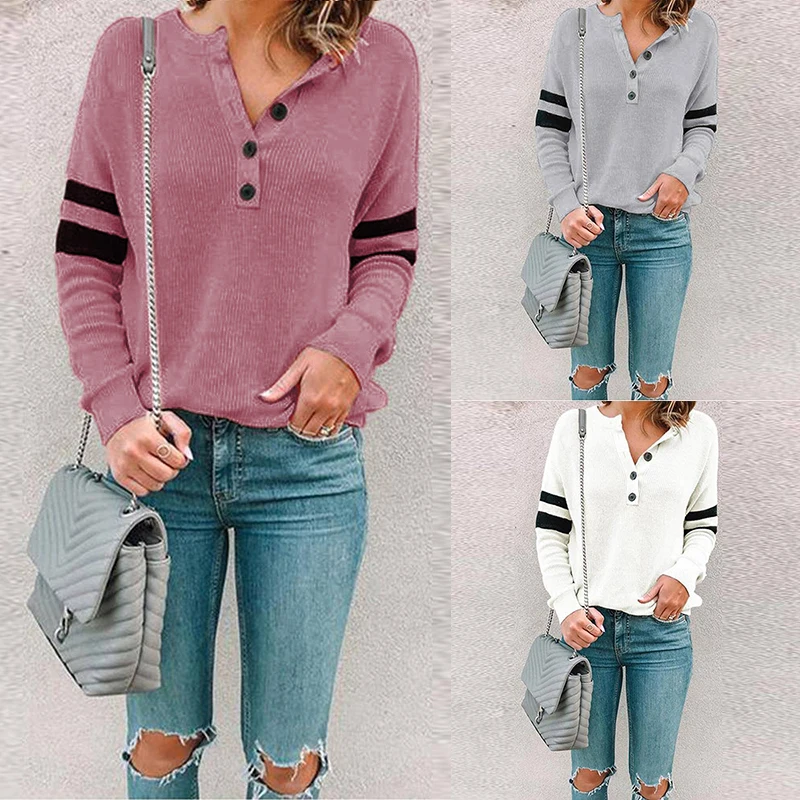 S-2XL Women Tunic Blouse Shirt 2019 Autumn Long Sleeve Blouses And Tops With Button Women's Clothing Female Patchwork Blusa Tops