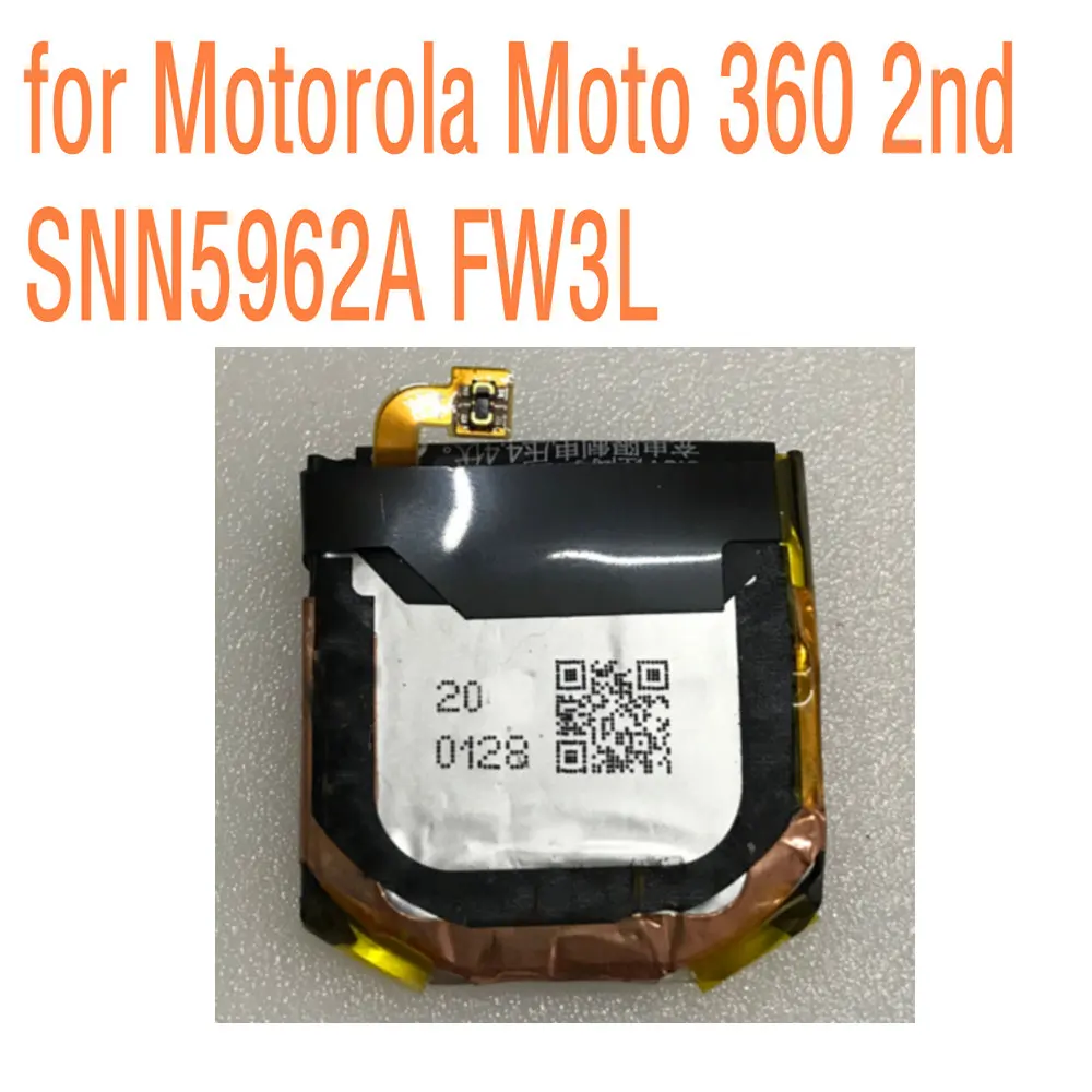 Новинка для moto 360 2nd 46 мм FW3L SNN5962A 42 мм FW3S SNN5971A Смарт часы Встроенный аккумулятор высокого качества