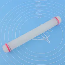 Пластиковая 23 см белая антипригарная скользящая скалка для помадки помадка торт тесто ролик трафарет для выпечки ремесла на продажу