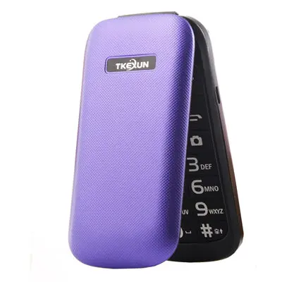 purple Флип spainish дешевые senior magic voice E1190A мобильный телефон gsm кнопочный сотовый телефон Русский телефон - Цвет: purple