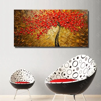 

100% Handpainted Several Colors Designed Unique Gift Home Decoration Wall Art Picture Acrylic Paint For Artwork Big Size