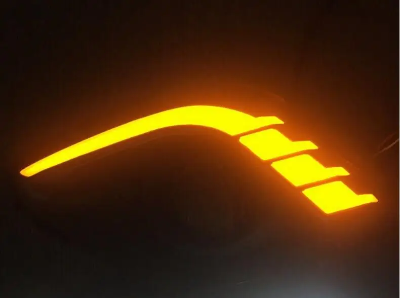 Фара бампера автомобиля для Mazda 6 мазд6 atenza дневной свет~ 2016y Atenza Противотуманные фары светодиодный DRL фары для мазда6 противотуманные фары
