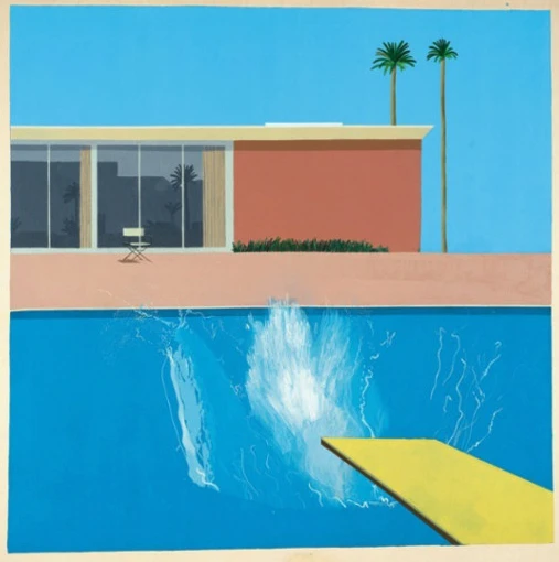 Free Shipping A Bigger Splash David Hockney Reproductions Oil Paintings On Canvas Famous Hand Painted Oil Painting For Decor Painting Love Painting Forestpainting Table For Kids Aliexpress