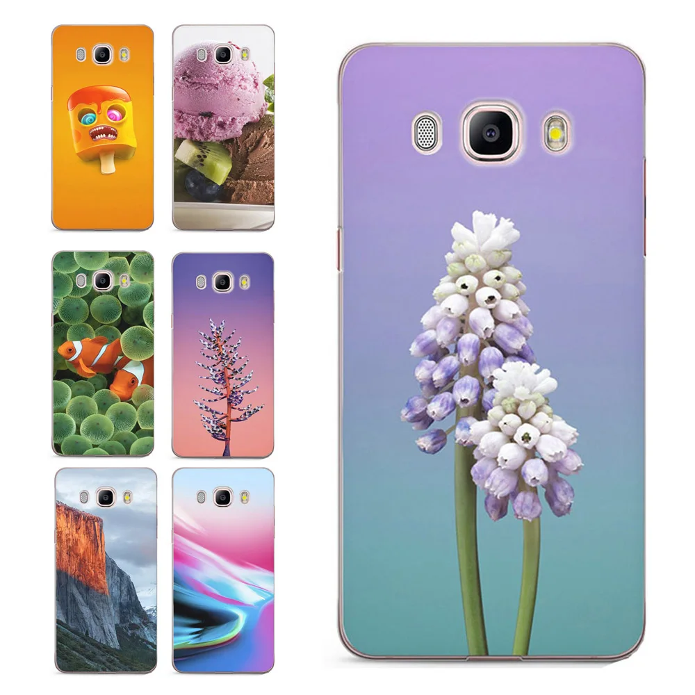 For Samsung Galaxy A3 A5 2017 prime J1 J2 J3 landscape Ice Cream Painted Cute Pattern Clear Soft TPU Silicone Case C019 |