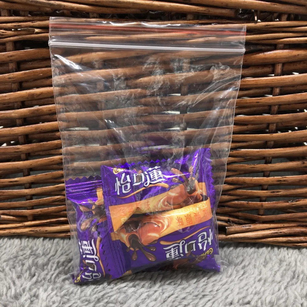 100PCS 8X12CM Zip Lock Bags Clear 2MIL Poly Bag Reclosable Plastic Small Baggies Gift Candies Packing Bags 3