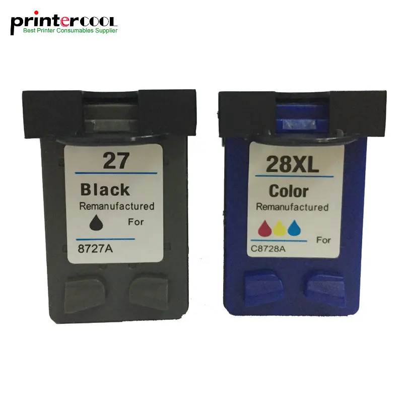 Цена Einkshop 27 28 пополнен картридж замена для hp 27 28 Deskjet 3325 3320 3322 3323 3420 3535 3550 3650 3744 3745 принтер