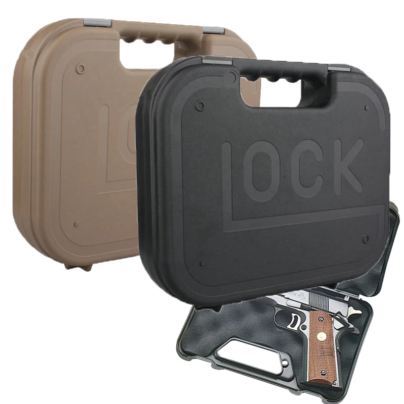 Тактическая жесткая коробка для пистолета ABS Glock чехол военный протектор оружия
