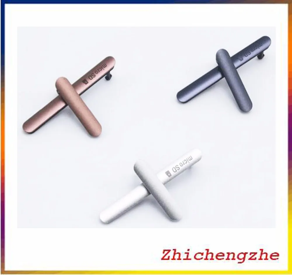 

New USB Charging Port Dust Plug Cover/Micro SD Port Cover For Sony Xperia Z3 L55t L55U D6633 Housing