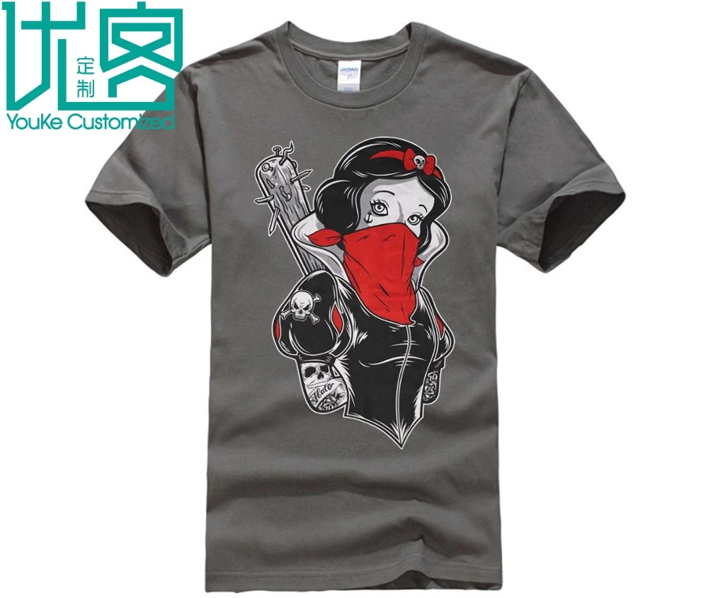 パンク白雪姫入れ墨プレミアム Tシャツ タトゥー Kult ファッション ゴシック エモ ピントップス Tシャツ Tシャツ Aliexpress