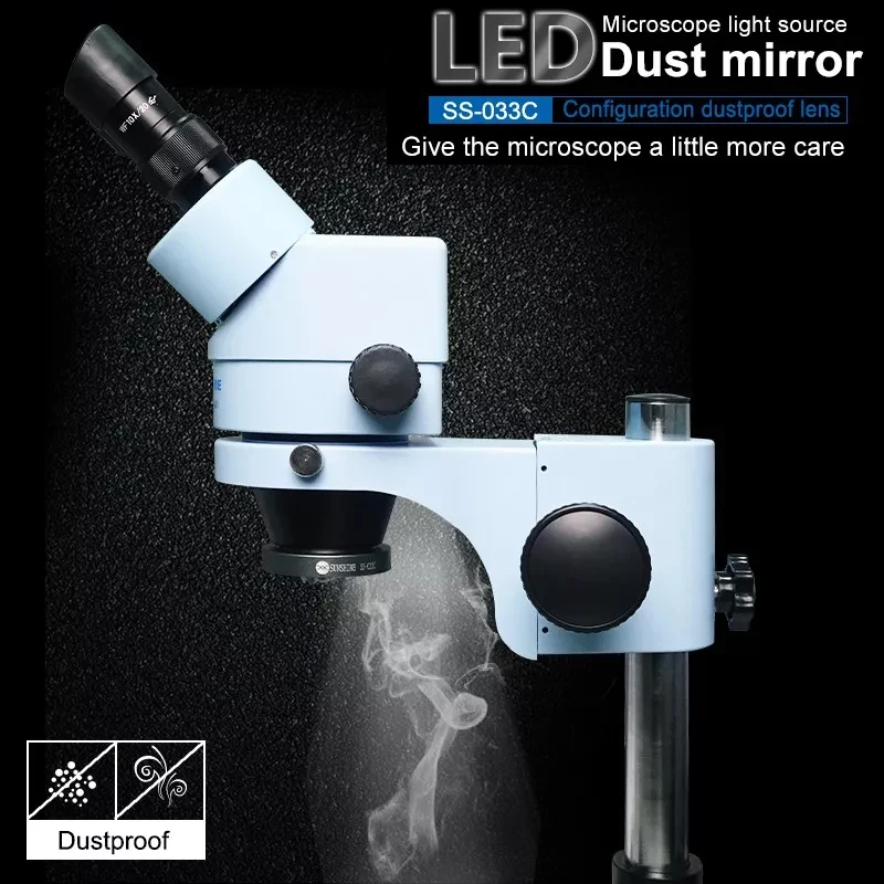 

SS-033C Microscope light source Ring light source Adjustable Eye protection white lamp for Microscope Dustproof