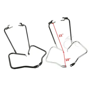 

Motorcycle Saddlebag Bracket Guard Bars For Harley Touring Street Electra Road Glide King 2014-2020