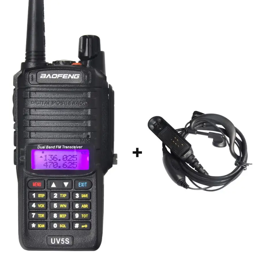 3 Baofeng UV-5S walkie talkie 8W waterproof dual band 136-174mhz 400-520mhz 2800mAh battery long standby radio FM transceiver - Цвет: 3